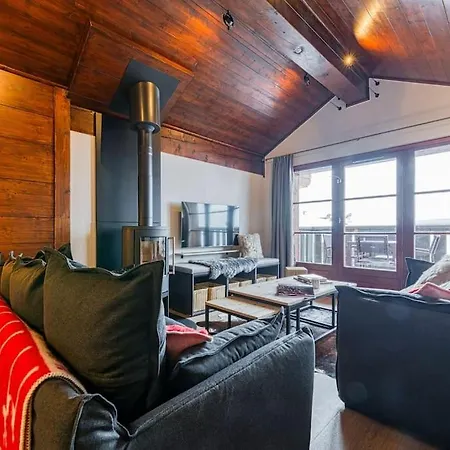 Penthouse-chalet In Arc 1950 In-ski Out Lägenhet *