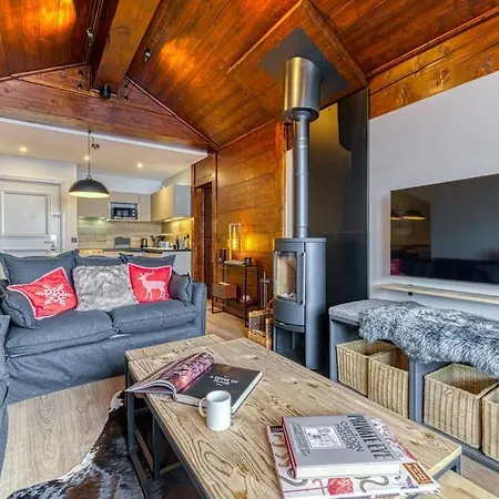 Penthouse-chalet In Arc 1950 In-ski Out Lägenhet